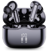 Wireless Earbuds, Bluetooth 5.4 Headphones in Ear with 4 ENC Noise Cancelling Mic, New Wireless Earphones HiFi Stereo Deep Bass 40H Playtime, In-Ear Bluetooth Earbuds LED Display IP7 Waterproof, USB-C