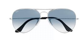 Aviator Sunglasses - RB3025 003/3F - Lens Size: 58 mm - Silver