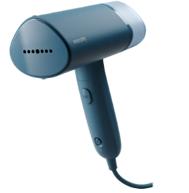 Compact Handheld Steamer 3000 Series - 20g/min Continuous Steam, 2M Cord Length, Compact & Foldable, 100 ml 1000 W STH3000/26 Blue