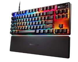 Apex Pro TKL Gen 3 Mechanical Gaming Keyboard, OmniPoint 3.0 Adjustable HyperMagnetic Switches, Double Shot PBT Keycaps, US English Layout, Wired Connectivity | 64740