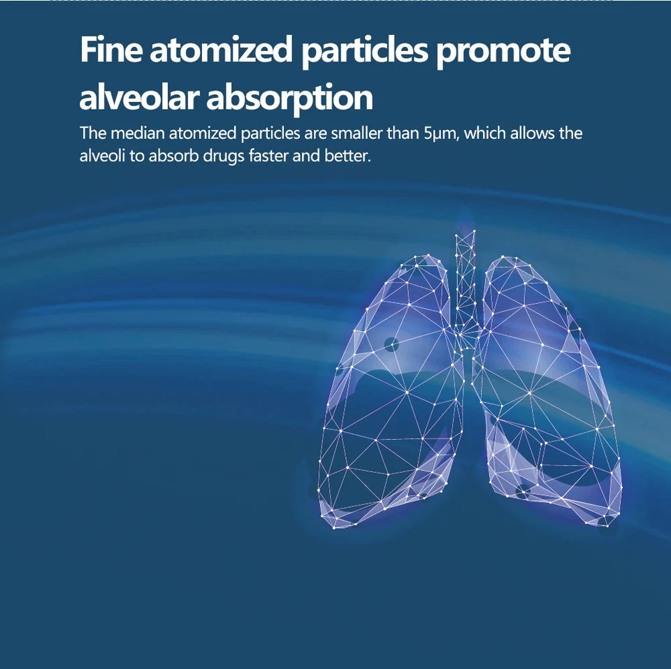 Portable Handheld High Pressure Auto-clean Sterilizer Nebulizer Silent Inhaler - Image 2