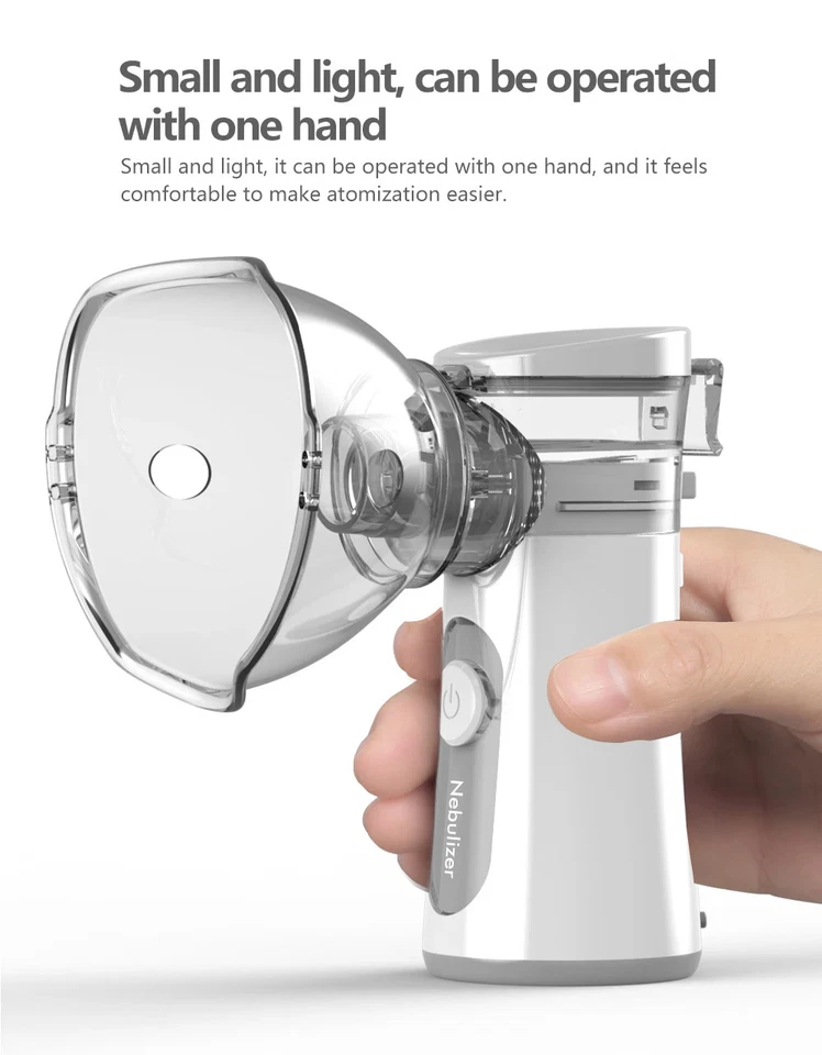 Portable Handheld High Pressure Auto-clean Sterilizer Nebulizer Silent Inhaler - Image 3